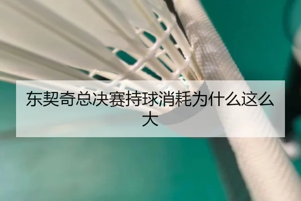 东契奇总决赛持球消耗为什么这么大